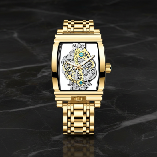 SportLux Timepiece: The Steel Waterproof Quartz Sports Watch